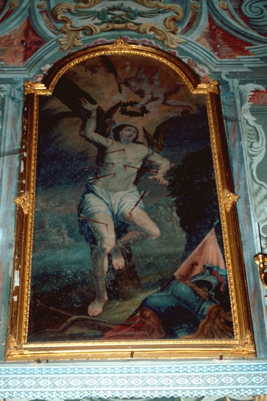 Ambito piemontese sec. XVIII, Martirio di San Sebastiano