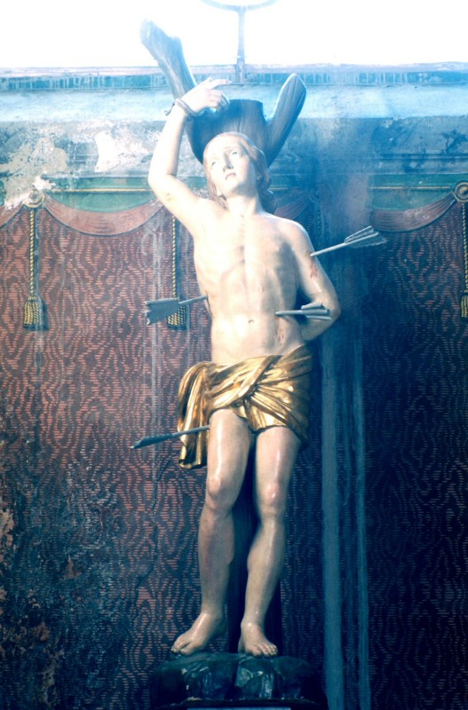 Bottega valsusina sec. XVIII, San Sebastiano