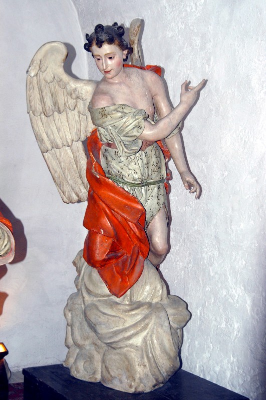 Bottega di Colombo Giacomo sec. XVIII, Statua dell'Angelo annunciante