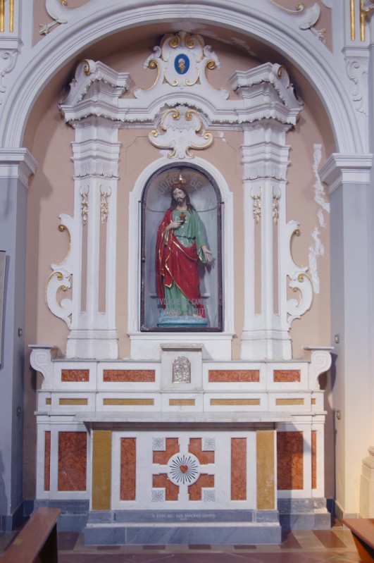 Ambito campano secc. XIX-XX, Altare dedicato al Sacro Cuore di Gesù