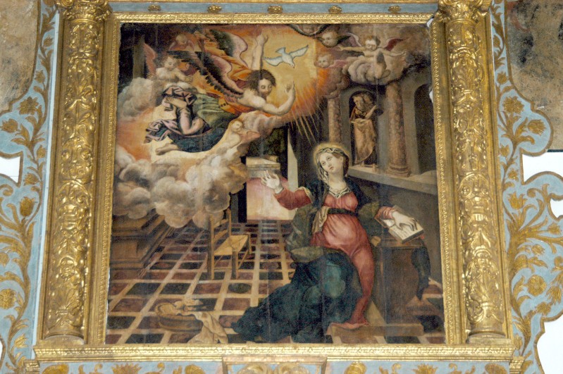 Siciliano Girolamo (1572), Dipinto con l'Annunciazione