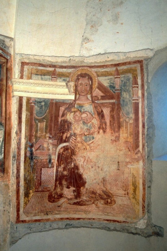 Bottega vercellese secc. XIII-XIV, Madonna del latte