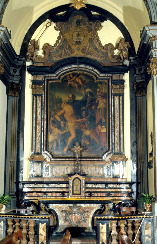 Bottega piemontese sec. XVIII, Altare di Sant'Erasmo