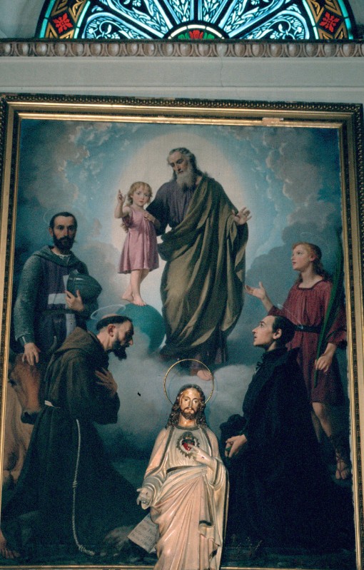 Reffo E. - Sifredi F. (1893), Padre Eterno con Gesù Bambino e santi