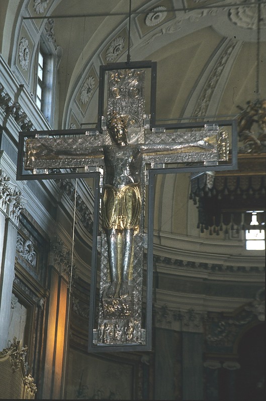 Bottega lombarda sec. XI, Crocifisso del vescovo Leone