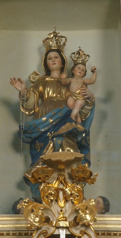 Bott. vercellese sec. XVIII, Statua processionale della Madonna del Rosario