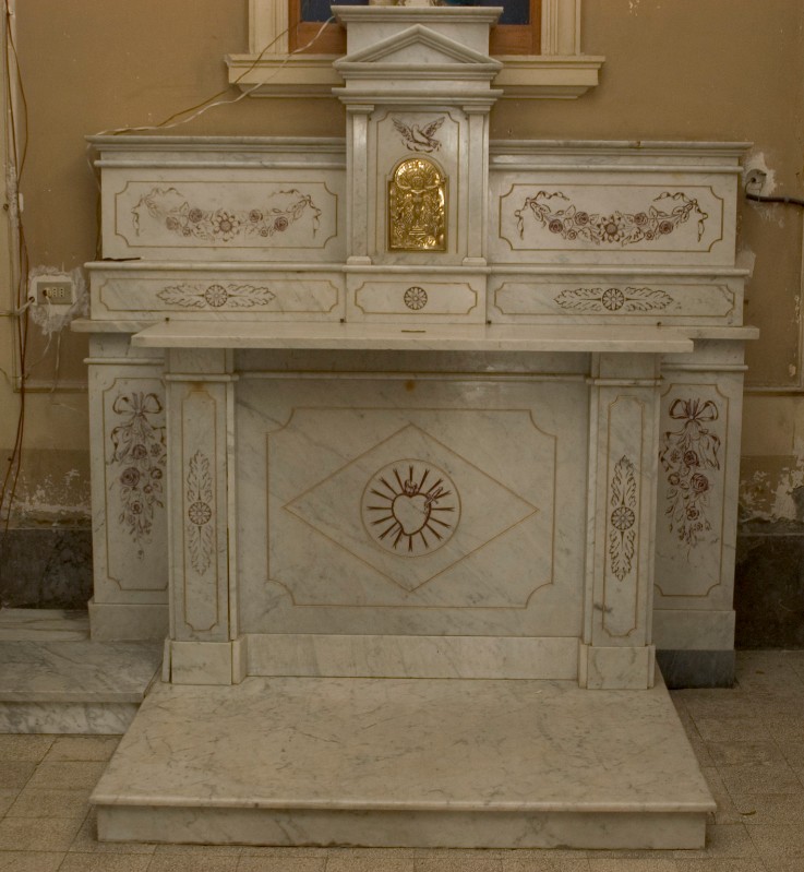Ambito italiano sec. XX, Altare del Sacro Cuore di Maria