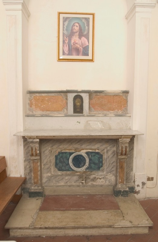 Ambito dell'Italia merid. sec. XIX, Altare del Sacro Cuore di Gesù