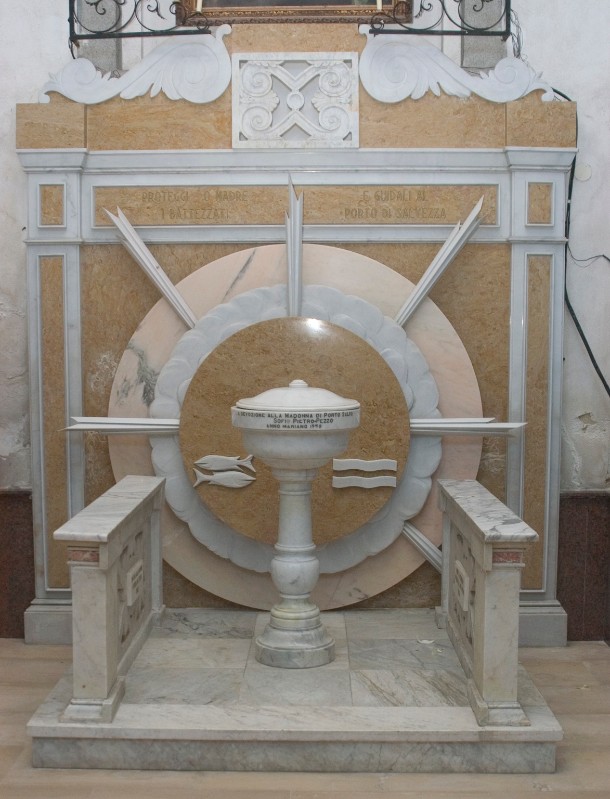 Bottega dell'Italia meridionale sec. XX, Altare della Madonna di Porto Salvo