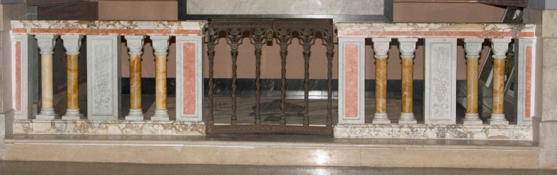 Bott. dell'Italia meridionale sec. XX, Balaustrata della cappella dei Vescovi