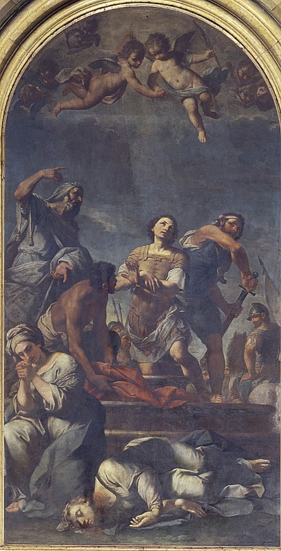 Graziani Ercole Junior (1735), Dipinto con il martirio di San Giorgio