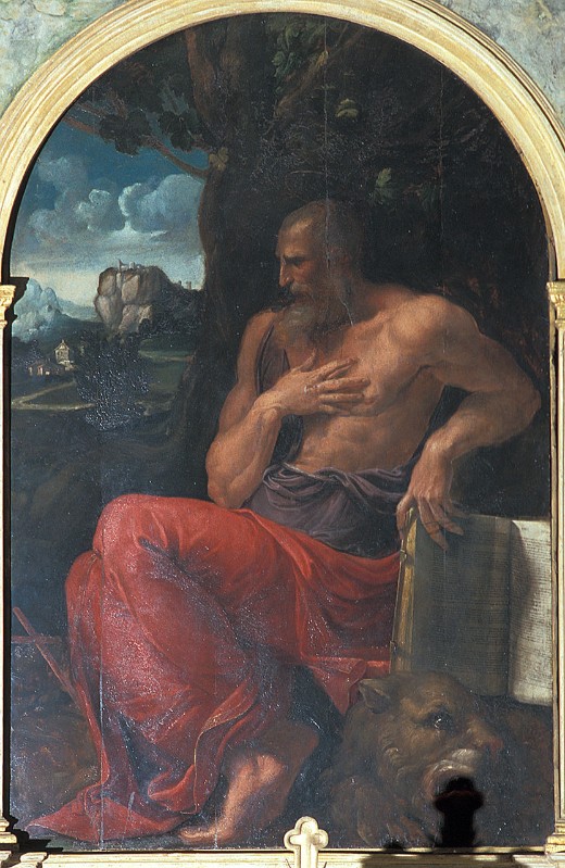 Sellari Girolamo (1530), Dipinto San Girolamo in meditazione