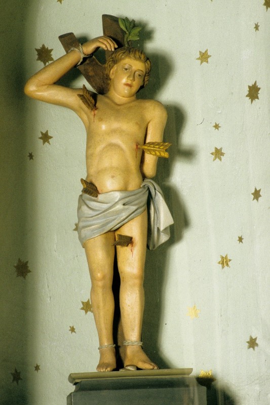 Bottega veneta sec. XIX, Statua di San Sebastiano