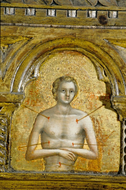 Lorenzo Veneziano (1366), San Sebastiano