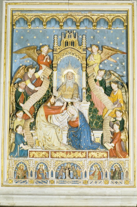 Antonino da Venezia (1448), Altorilievo con Incoronazione della Vergine