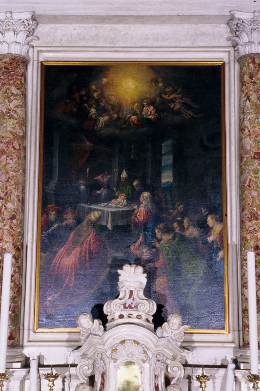 Scuola del Da Ponte sec. XVI, Presentazione al tempio di Gesù