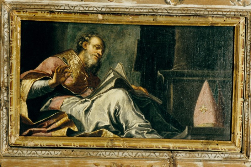 Pasqualotto C. (1708), Dipinto con Sant'Agostino