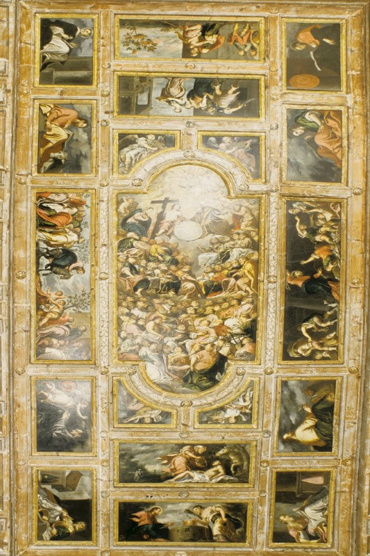 Pasqualotto C. (1708), Soffitto con lacunari della chiesa di Sant'Apollinare