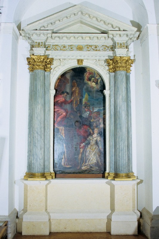 Albanese G. (1596), Altare di Santa Giustina