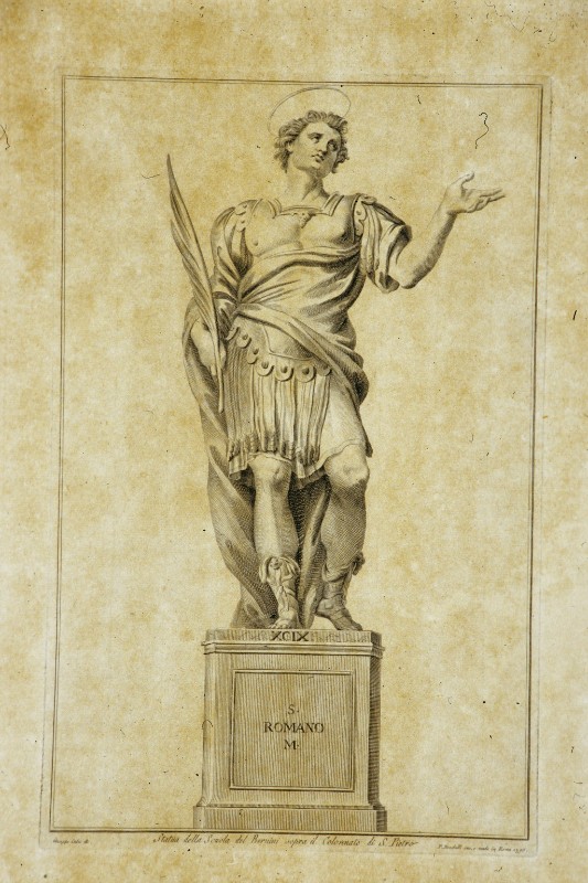 Bombelli P. (1795), Stampa con San Romano