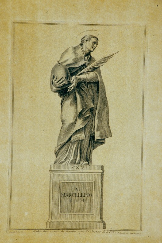 Bombelli P. (1794), Stampa con San Marcellino