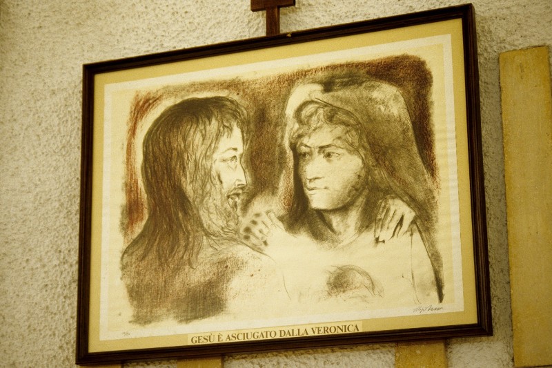 Sassu A. (1984), Gesù asciugato dalla Veronica