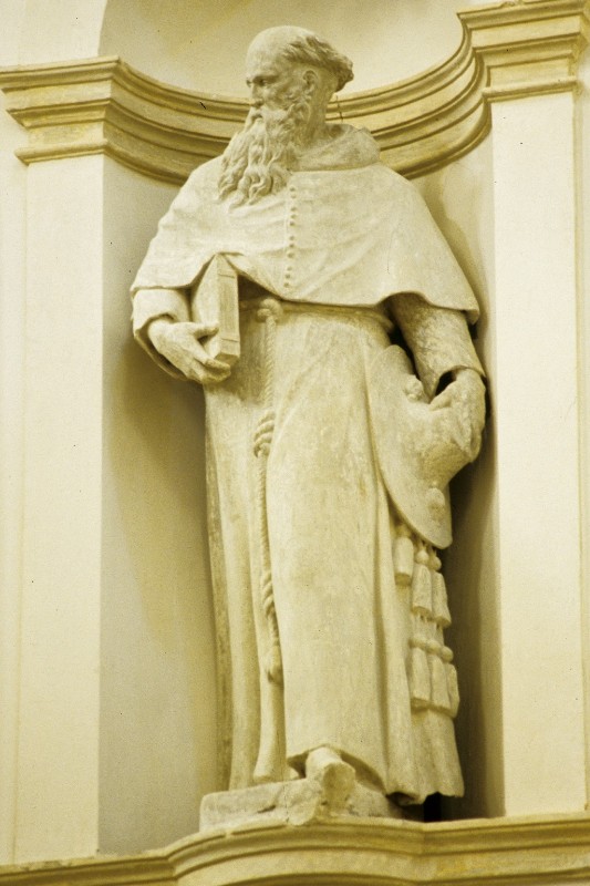 Bottega veneta sec. XVII, Statua di San Bonaventura