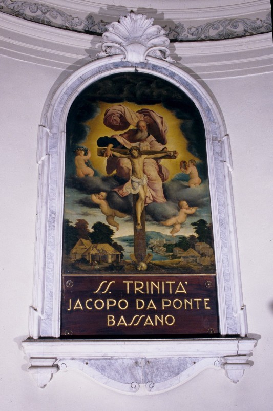 Bassano J. (1547), Pala con la Santissima Trinità