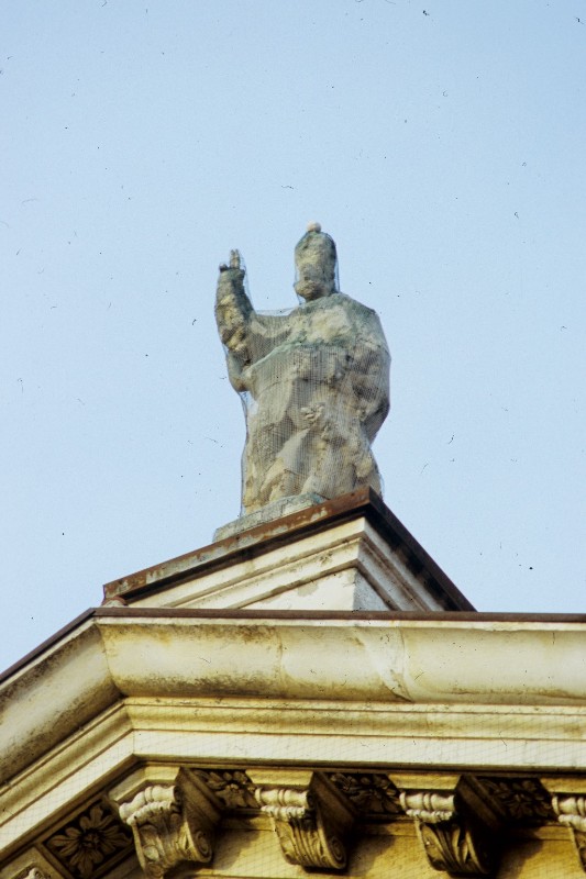 Bottega veneta sec. XVIII, Statua di San Clemente Papa