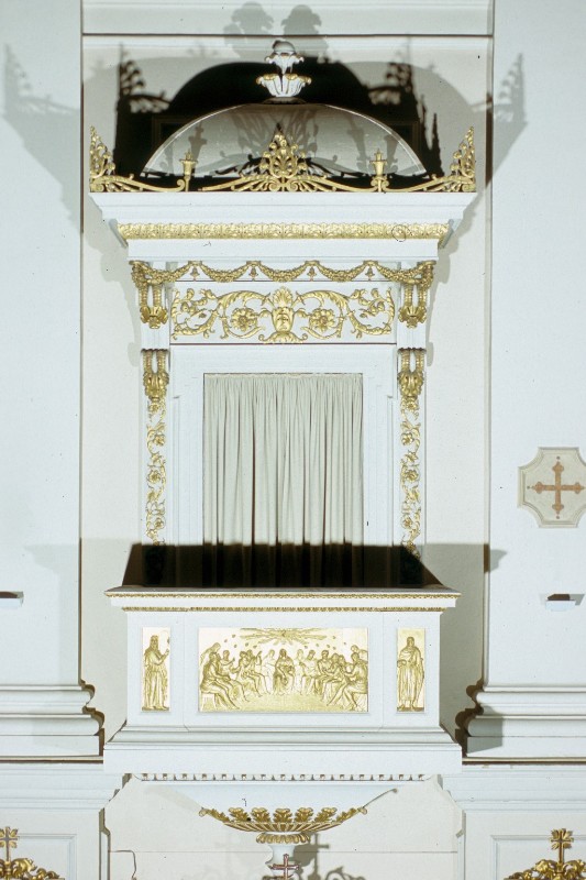 Gasparoni G. sec. XIX, Pulpito della chiesa di San Clemente Papa