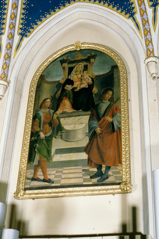 Montagna B. (1536), Madonna con Bambino tra i Santi Vito e Modesto