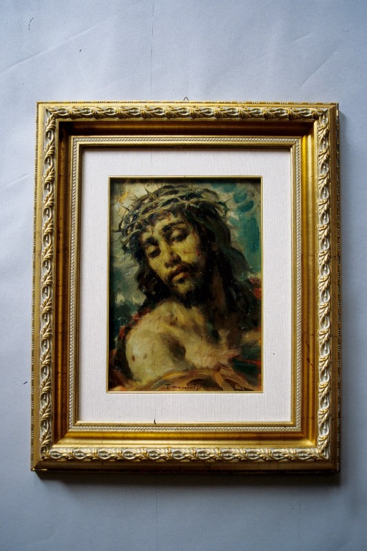 Damini I. (1991), Dipinto del capo di Gesù Cristo coronato di spine