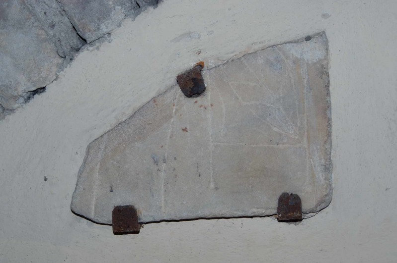 Ambito ravennate-bizantino sec. VI, Frammento di pluteo con foglia incisa