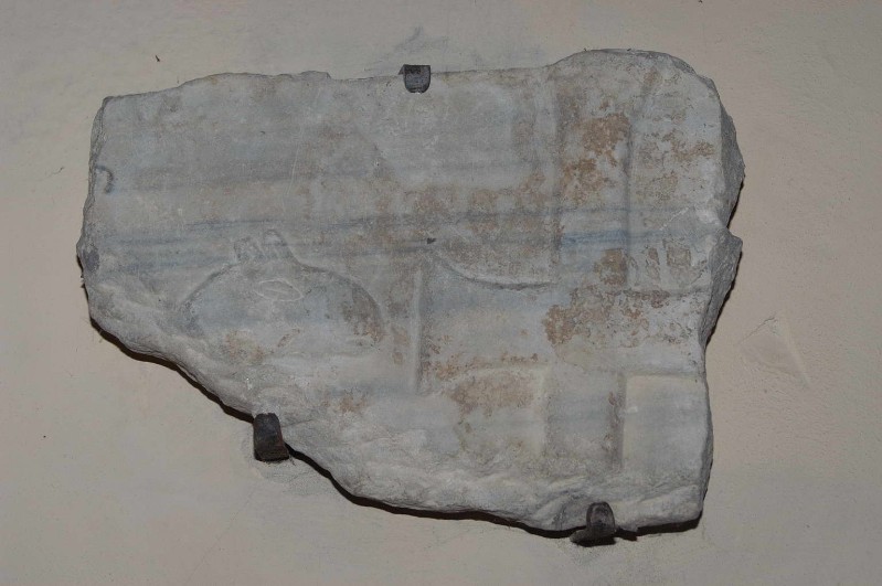 Ambito ravennate-bizantino sec. VI, Frammento di pluteo con Agnus Dei