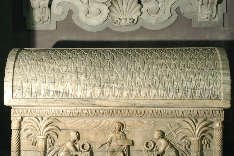 Ambito ravennate-bizantino sec. V, Coperchio di sarcofago di San Rinaldo