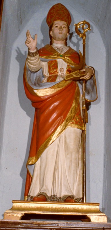 Caracciolo G. (1898), Statua di San Donato in legno dipinto