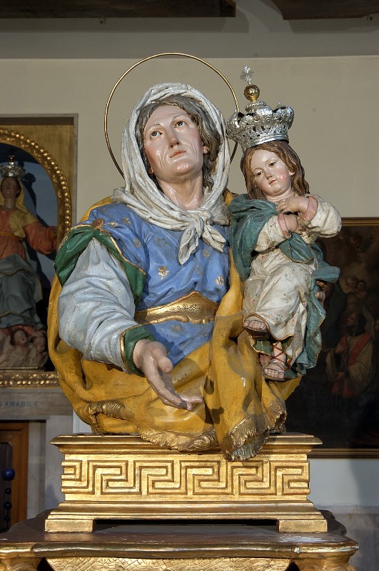 Colombo G. primo quarto sec. XVIII, Statua di Sant'Anna