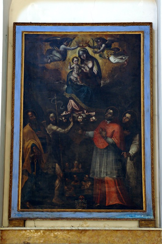Vitale F. prima metà sec. XVII, Madonna del Carmine con santi