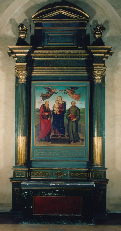 Bottega umbra sec. XVII, Altare dei Sette Fondatori dell'Ordine dei Servi