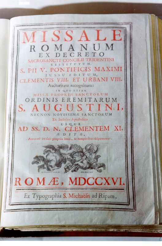 Tipografia San Michele (1716), Messale Romano