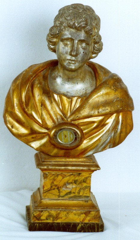 Bottega romana sec. XVIII, Reliquiario a busto di Santa Anastasia
