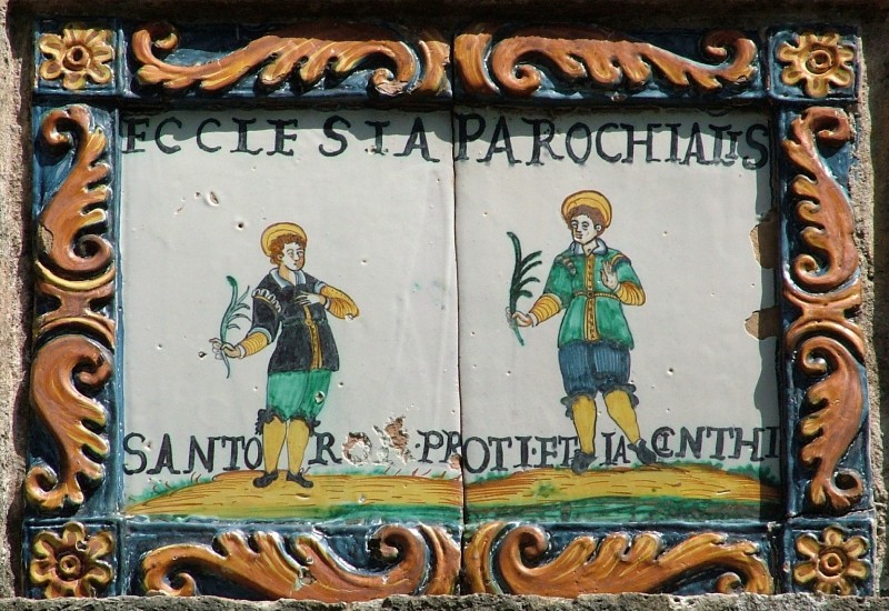 Bottega derutese sec. XVII, San Proto e San Giacinto