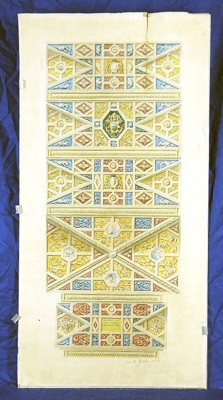 Grassi Achille (1883), Progetto di decorazione delle volte