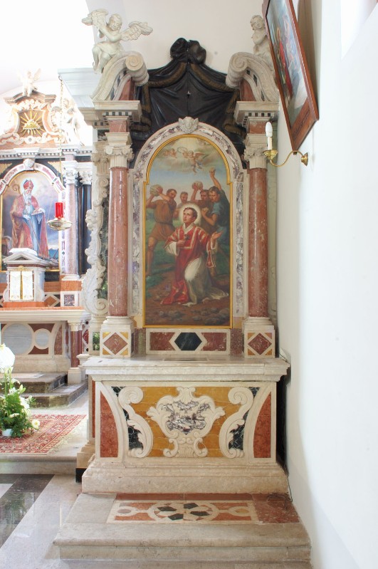 Maestranze friulane sec. XIX, Altare dedicato a Santo Stefano