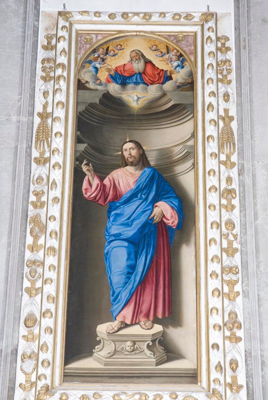 da Santacroce F. sec. XV, Gesù Cristo redentore benedicente