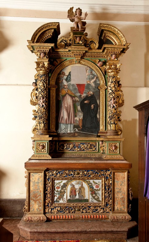 Bottega trentina metà sec. XVII, Altare dei Ss. Viglio e Mauro vescovo