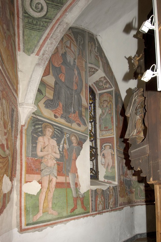 Baschenis G.-Baschenis B. (1488), Affreschi della parete sud-est dell'abside
