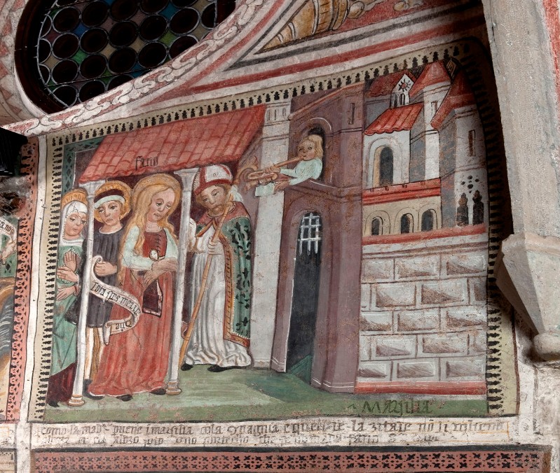 Baschenis G.-Baschenis B. (1470-1497), S. Maddalena chiede di entrare