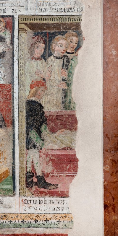 Baschenis G.-Baschenis B. (1470-1497), Frammento di affresco