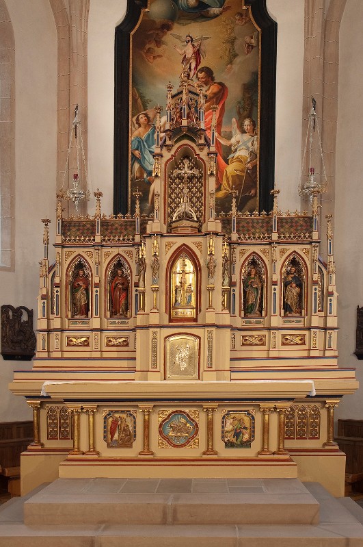 Bottega brissinese (1880), Altare maggiore